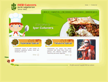 Tablet Screenshot of iyercaterers.com
